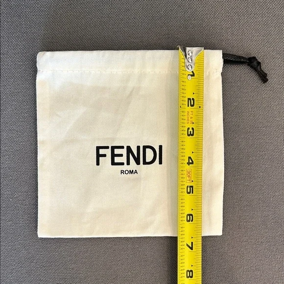 Fendi Ivory Logo Dust Bag - Picture 3 of 5